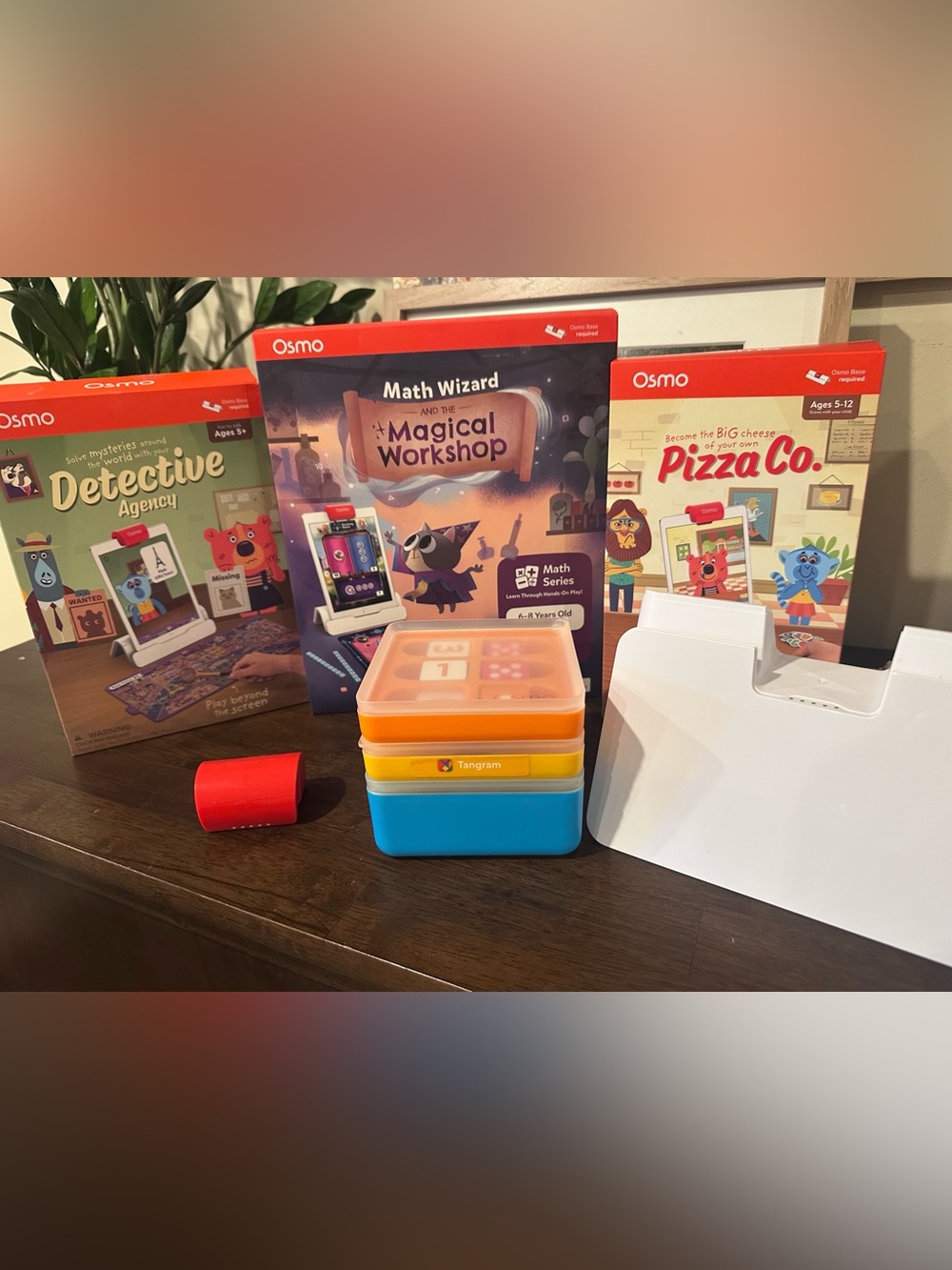 Osmo Bundle- Genius Starter Set, Magical Workshop,Detective Agency, and Pizza Co
